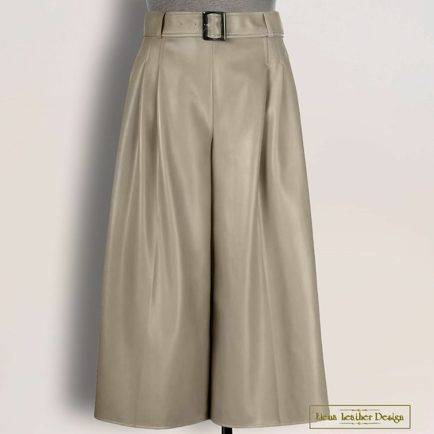 Vlasta culottes made of genuine leather/suede (any color), Pantaloons, Podolsk,  Фото №1