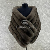 Аксессуары handmade. Livemaster - original item Fur stole made of arctic fox fur color under Sable. Handmade.