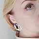 Earrings-ear-stud: Pearl. Stud earrings. vasilena1970. My Livemaster. Фото №5