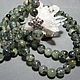 Small with prenite and epidote 'Spring sprout'. Rosary bracelet. Beautiful gifts for the good people (Alura-lights). My Livemaster. Фото №5