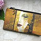 Cosmetic Bag, Klimt bag, phone bag, bridesmaid clutch, Golden Tears. Beauticians. Jewelry | Bags & Accessories (tilza). Online shopping on My Livemaster.  Фото №2