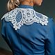 Collar 'Edelweiss' Vologda lace. Collars. Chest of gifts. My Livemaster. Фото №5