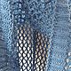 Джемпер сетка из хлопка синего цвета. Кофты-сетки. AccessoriesWool мягко и комфортно. Ярмарка Мастеров.  Фото №5