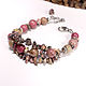 Buy a bracelet made of stones 'Pink haze' jewelry for a girl. Bead bracelet. Amorella - Beads. My Livemaster. Фото №4