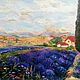 Picture Lavender fields Framed. Pictures. Paint with Love (lotmarket). My Livemaster. Фото №4