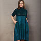 Felted dress Emerald, Dresses, Moscow,  Фото №1