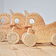 Carved horse on wheels pure wood. Souvenirs3. Vladimir. Online shopping on My Livemaster.  Фото №2