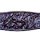 3D Bracelet 'Abstraction' of genuine leather Burgundy. Bead bracelet. newandw. Online shopping on My Livemaster.  Фото №2
