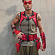 Набор "JORDAN" красный, burning man, Пояса, Москва,  Фото №1