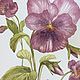 Pansy. Pictures. Watercolor flowers by Ann (Asetrova). Online shopping on My Livemaster.  Фото №2