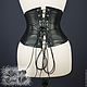 Корсет-пояс из натуральной кожи №5. Корсеты. Shi Corset (Анна). Ярмарка Мастеров.  Фото №5