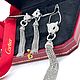 Винтаж: Серьги Cartier из серебра. Серьги винтажные. silver-store. Интернет-магазин Ярмарка Мастеров.  Фото №2