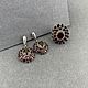 Кольцо с гранатом 5 ct и красными гранатами 13,78 ct насыщенного цвета. Кольца. AMG. Ярмарка Мастеров.  Фото №6