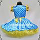 Baby dress 'Yellow and blue in the pea' Art.-040. Childrens Dress. ModSister. Online shopping on My Livemaster.  Фото №2