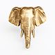 The housekeeper 'elephant' small, brass, 85h65 mm, Housekeeper, Moscow,  Фото №1