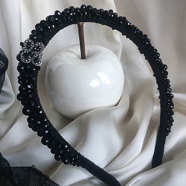 Украшения ручной работы. Ярмарка Мастеров - ручная работа Ободок « Агат». Handmade.