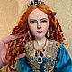 Хюррем Султан. Портретная кукла из сериала Великолепный Век. Будуарная кукла. «Elena RaDolls» авторские куклы Елены Юнссон. Интернет-магазин Ярмарка Мастеров.  Фото №2