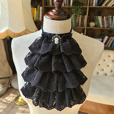 Аксессуары ручной работы. Ярмарка Мастеров - ручная работа Кружевное жабо. Handmade.