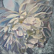 The picture of a Silver flower, oil on canvas 60h60, Pictures, Moscow,  Фото №1