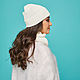 Order White hat and Snood. SHAPAR - knitting clothes. Livemaster. . Caps Фото №3
