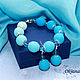 Earrings, bracelet, set Shades of blue. Jewelry Sets. Oksanasan. Online shopping on My Livemaster.  Фото №2