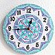 Reloj de pared Mandala, acrílico pintado a mano, Watch, Akhtyrsky,  Фото №1