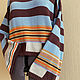 Джемпер оверсайз " Хлопковый Color Block". Джемперы. FAVORITE KNITWEAR (Наталья). Интернет-магазин Ярмарка Мастеров.  Фото №2