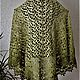 Шаль крючком хаки-Платок крючком-Шаль вязаная. Шали. Multi Color Crochet (voronkova-olga). Интернет-магазин Ярмарка Мастеров.  Фото №2