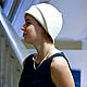 Шляпа из велюра клош "аристократка". Шляпы. EDIS | дизайнерские шляпы Наталии Эдис. Интернет-магазин Ярмарка Мастеров.  Фото №2