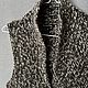 Винтаж: Вязаная шерстяная жилетка Massimo Dutti. Жилеты винтажные. cheaplove. Ярмарка Мастеров.  Фото №5