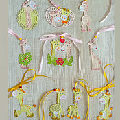 Сувениры и подарки handmade. Livemaster - original item Embroidery LOVERS suspension toy giraffe toys FSL. Handmade.