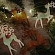  The mystical reindeer of Santa Claus. Christmas decorations. BronvenGift (bronven). Online shopping on My Livemaster.  Фото №2