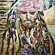 Picture of cigar ribbons Portrait of Captain Jack Sparrow. Pictures. House of the Sun (irina-bast). Online shopping on My Livemaster.  Фото №2