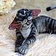 Copy of Copy of Copy of Collectible toy Bengal cat. Stuffed Toys. klemabears. My Livemaster. Фото №7