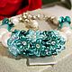 Order Bracelet Earrings 'Adrianna' pearls' Majorca, Lampwork. Handwork of jewelry.. Livemaster. . Jewelry Sets Фото №3