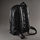 Order Men's leather backpack 'Lucas' (Black). DragonBags - Men's accessories. Livemaster. . Men\\\'s backpack Фото №3