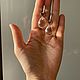 Серьги-трансформеры с хрусталем. Серьги классические. BoNa_jewerly. Интернет-магазин Ярмарка Мастеров.  Фото №2