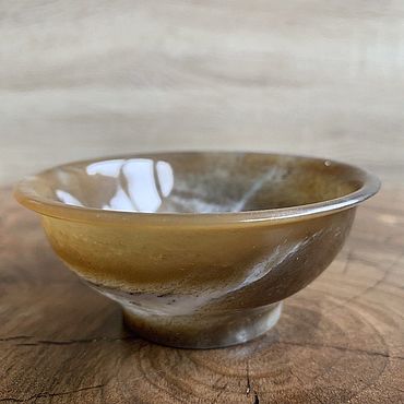 Посуда ручной работы. Ярмарка Мастеров - ручная работа Пиала из медового нефрита. Handmade.