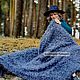 Пуховый плед - шаль - платок пушистый  " Роскошь ". Платки. Наталья  Пуховая Мастерская (puhovyiy-master). Интернет-магазин Ярмарка Мастеров.  Фото №2