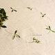 Круглая льняная скатерть "Клевер луговой - Trifolium pratеn". Скатерти. Идеальная вышивка. Ярмарка Мастеров.  Фото №4