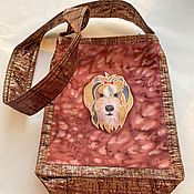 Сумки и аксессуары handmade. Livemaster - original item Crossbody bag: Cutie. Brown, shiny. Handmade.