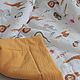 Детское одеяло из муслина «Сафари». Одеяло для детей. SleepyMelody (Юлия). Ярмарка Мастеров.  Фото №5