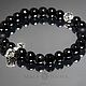 Stylish Black Onyx Bracelet. Bead bracelet. malajemma. Online shopping on My Livemaster.  Фото №2