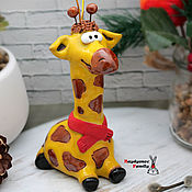 Сувениры и подарки handmade. Livemaster - original item Giraffe bell. Handmade.