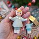 "Резиновые" Зины. Ёлочные игрушки из папье-маше. Елочные игрушки. Ватные сорванцы. Интернет-магазин Ярмарка Мастеров.  Фото №2