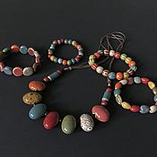Украшения handmade. Livemaster - original item Bracelets: bright ceramic bracelets, stylish bracelets. Handmade.