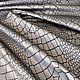 Genuine Leather Dark Silver (Crocodile) 0,75 mm, Leather, Ankara,  Фото №1