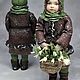Ватная ёлочная игрушка Падчерица. Игрушки. Ватные игрушки Марины Кузьминской. Интернет-магазин Ярмарка Мастеров.  Фото №2