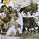 «Оазис» бумага/масло, 36х46. Картины. Художник Сергей (sserov). Ярмарка Мастеров.  Фото №4