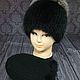 Fur hat made of muskrat fur.( Premium), Caps, Nalchik,  Фото №1